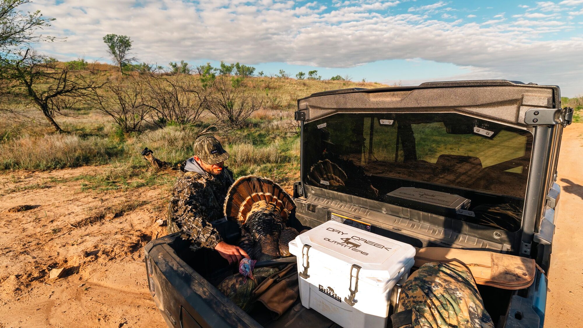 Loaded up, a hunt at Dry Creek Outfitters