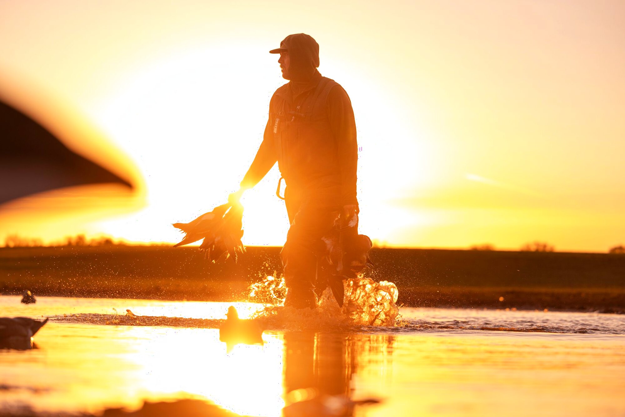 Last light on the water, a hunt at Dry Creek Outfitters