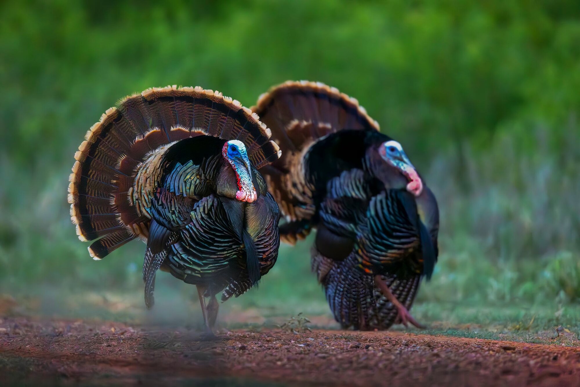 Two toms on the strut, a hunt at Dry Creek Outfitters