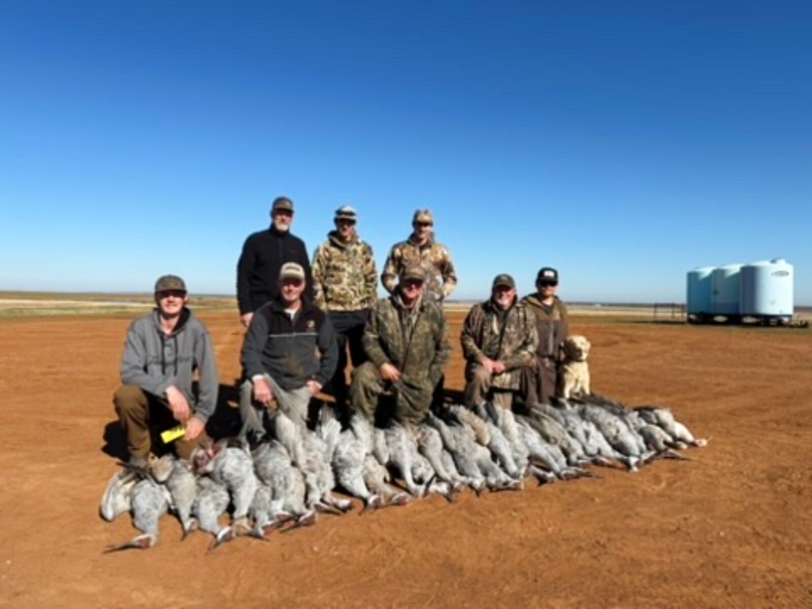 A group hunt at Dry Creek Outfitters