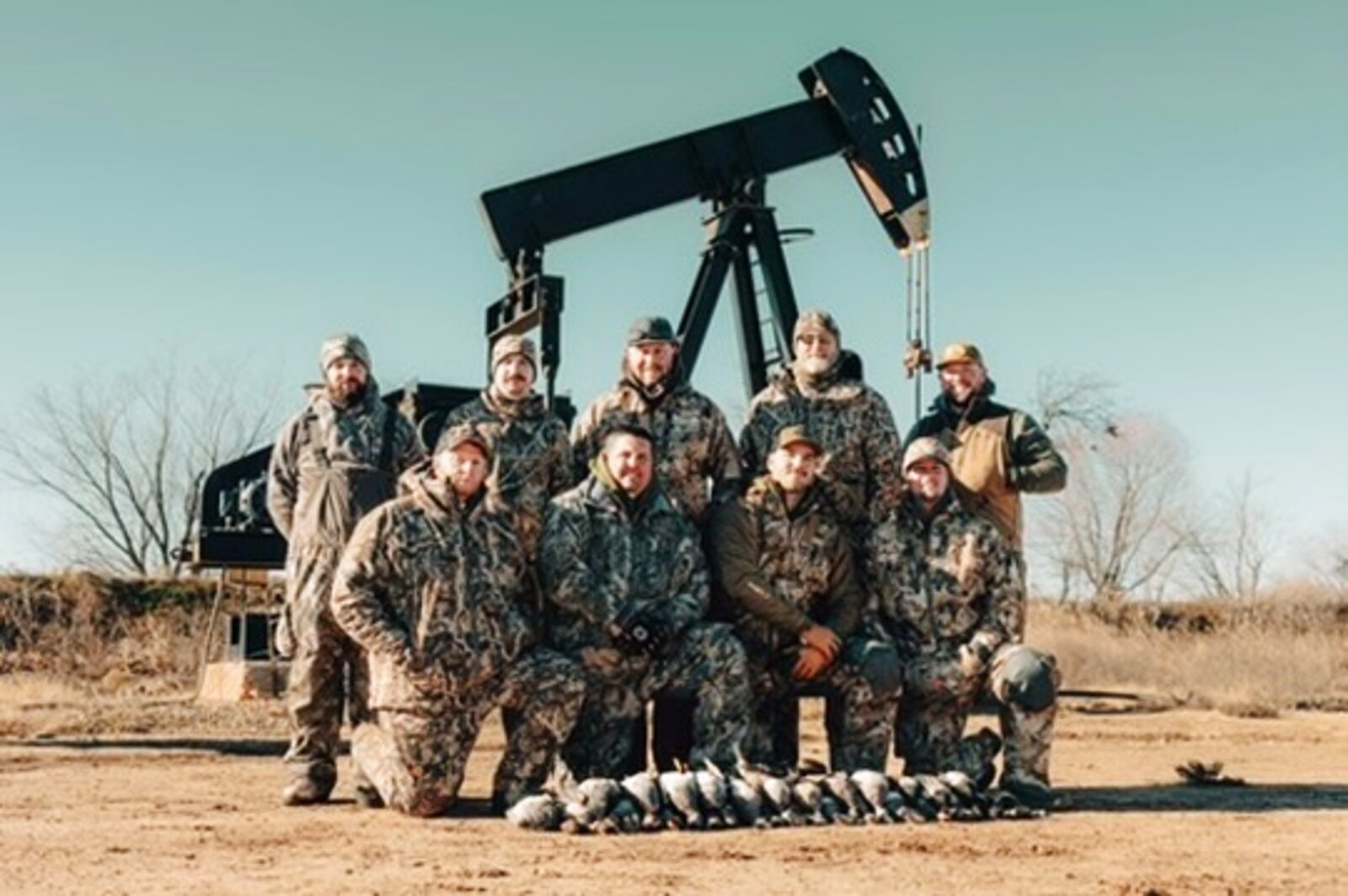 A group hunt at Dry Creek Outfitters