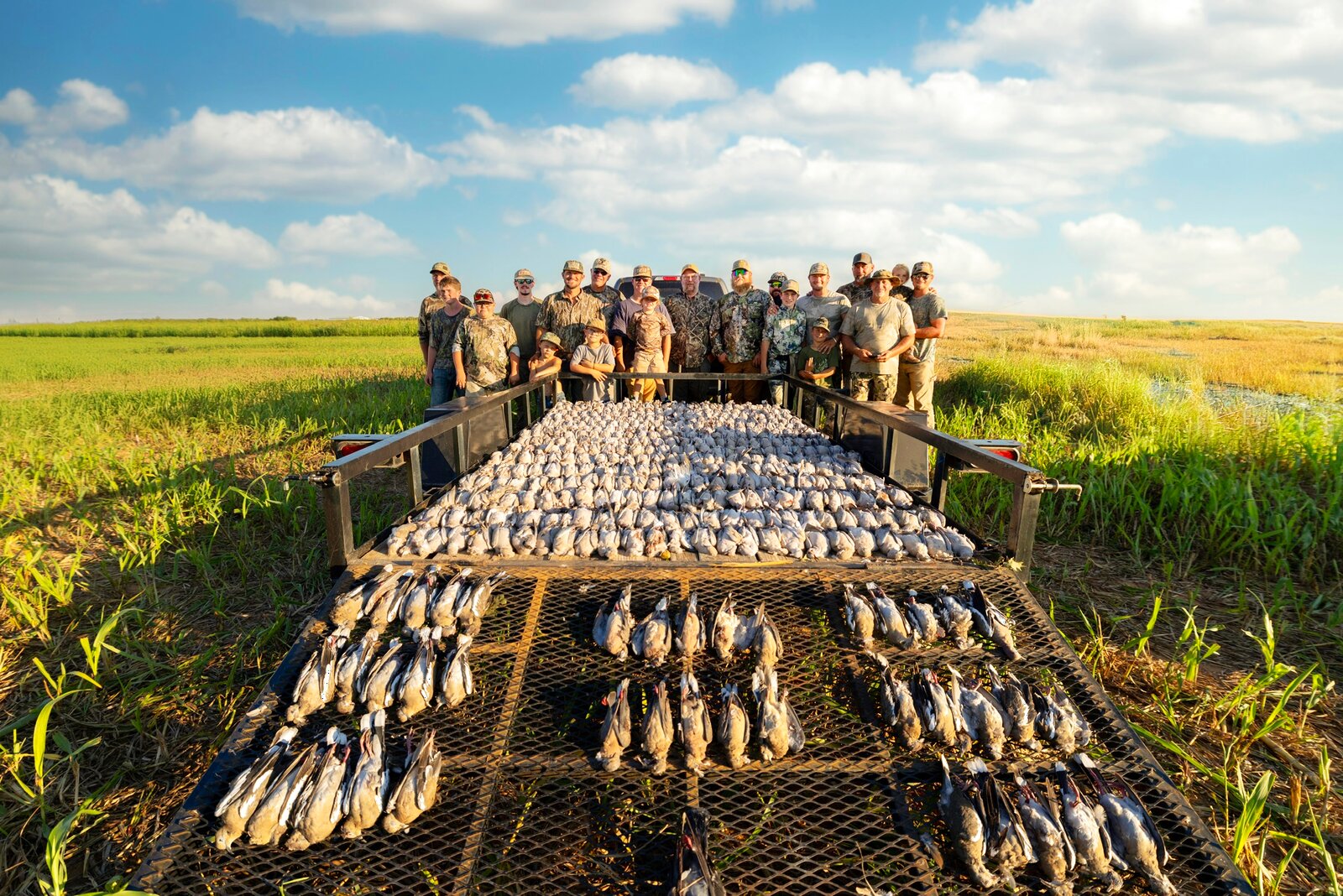 A group hunt at Dry Creek Outfitters