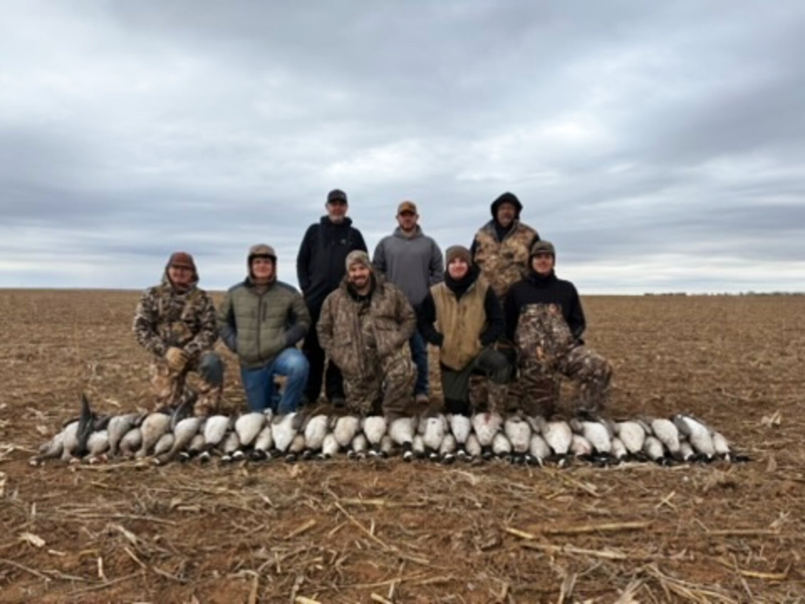 A group hunt at Dry Creek Outfitters