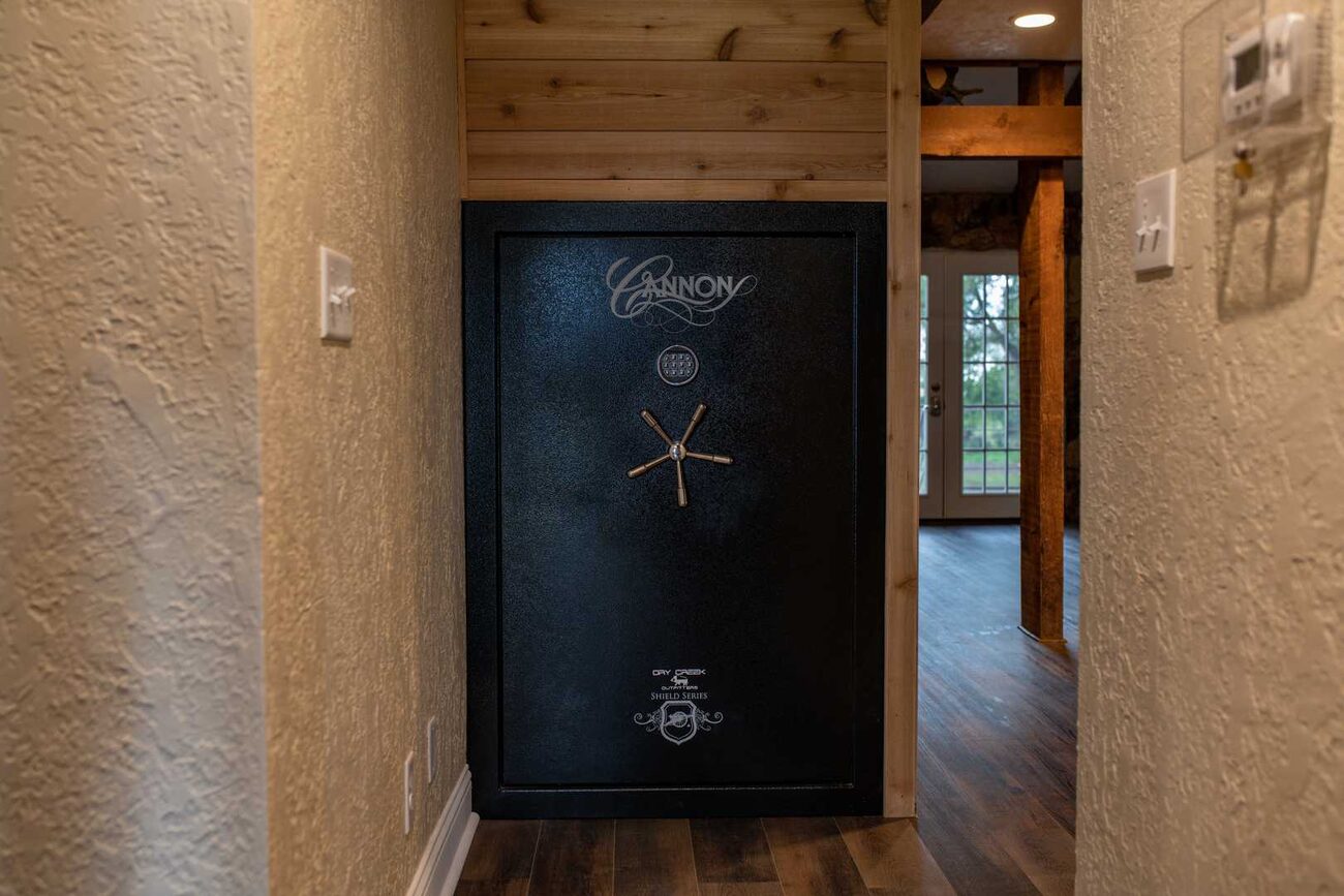 The gun safe at Pecan Creek